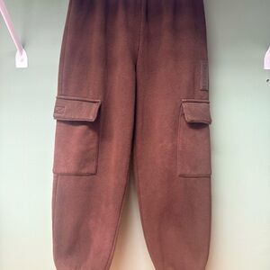 Skechers Dark Brown Kids small Cargo Joggers, flawed FREE with purchase of item.